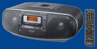 Panasonic CD-Radiorekorder RX-D55AEG-K